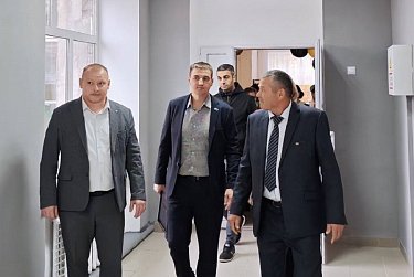 В школе – новый спортзал